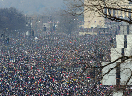 Obama\'s inauguration audience